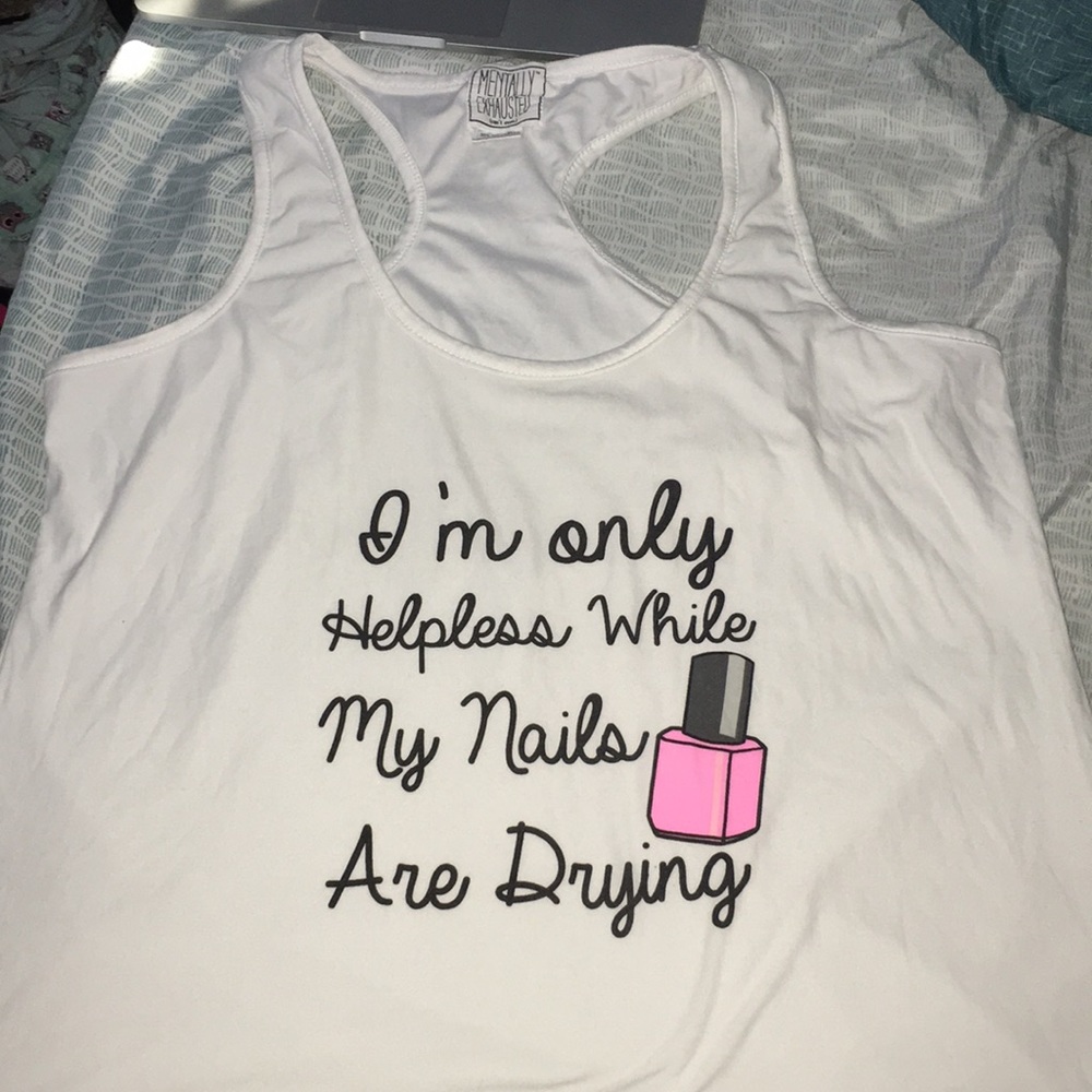 Graphic Tank Top Pajama Shirt